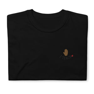 "iTeach" Embroidered Shirt